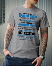 I'm A Spoiled Son Of A Freaking Awesome Mom Classic T-Shirt lifestyle-mens-crewneck-front-6