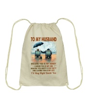 Missing U Is My Hobby Wife To Husband Drawstring Bag tile