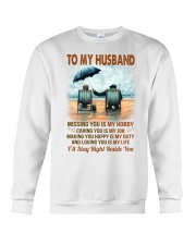 Missing U Is My Hobby Wife To Husband Crewneck Sweatshirt tile