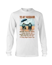 Missing U Is My Hobby Wife To Husband Long Sleeve Tee tile
