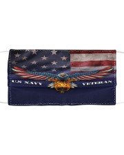 To Dad Eagle US Navy Veteran Cloth face mask front