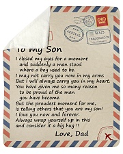 I closed my eyss for a moment Dad-To-Son Sherpa Fleece Blanket tile