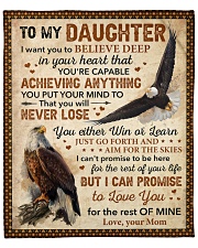 I Want U To Believe Deep In Heart Mom To Daughter Fleece Blanket - 50" x 60" front
