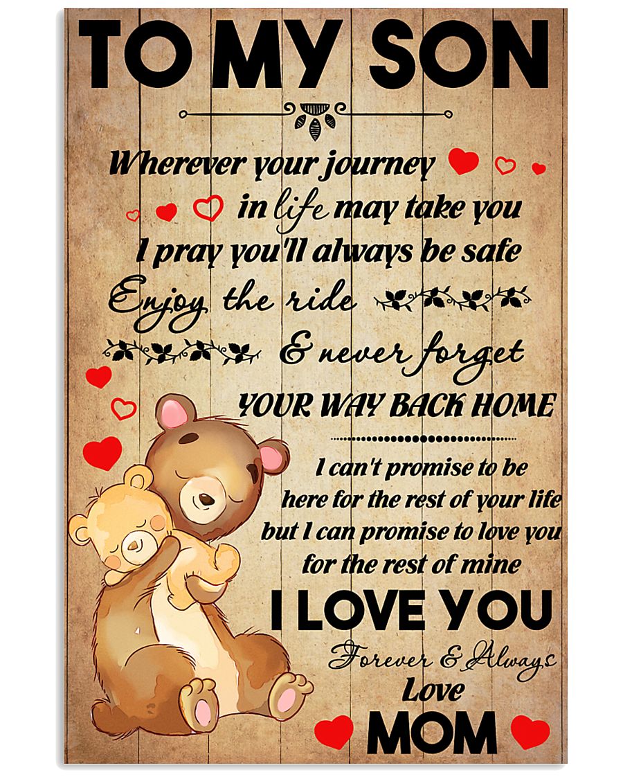 To My Son 11x17 Poster