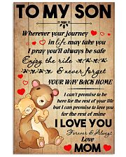 To My Son 11x17 Poster front
