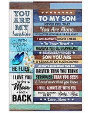 Never Feel That You Are Alone Mom To Son Vertical Poster tile