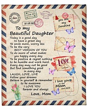 Today Is A Good Day Have Great Day Mom To Daughter Fleece Blanket - 50" x 60" front