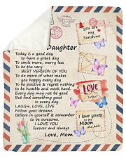 Today Is A Good Day Have Great Day Mom To Daughter Sherpa Fleece Blanket tile