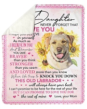 Never Forget That I Love U Dog Mom To Daughter 2 Sherpa Fleece Blanket tile