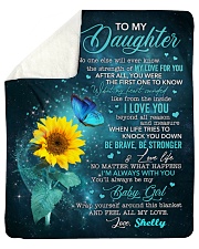 Personalized - No One Else Will Ever To Daughter Sherpa Fleece Blanket tile