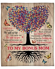 U Did Not Give Me The Gift Of Life To Bonus Mom Fleece Blanket - 50" x 60" front