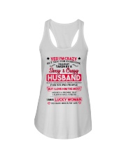 Yes I'm Crazy But Not For Everyone Ladies Flowy Tank thumbnail