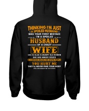 I'm A Spoiled Husband Of A Crazy Wife Hooded Sweatshirt thumbnail
