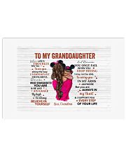 When Life's Troubles Try To Scare To Granddaughter Horizontal Poster tile
