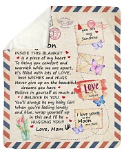 Inside This Blanket Is A Piece Mom To Son Sherpa Fleece Blanket tile