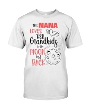 This Nana Loves Her Grandkids To The Moon And Back Classic T-Shirt thumbnail