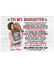 When Life's Troubles Try Scare You Mom To Daughter Horizontal Poster tile