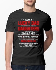 I Am A Lucky Dad I Have A Awesome Daughters Classic T-Shirt lifestyle-mens-crewneck-front-13