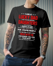 I Am A Lucky Dad I Have A Awesome Daughters Classic T-Shirt lifestyle-mens-crewneck-front-6