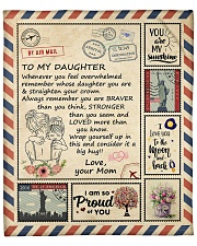 I Love You To The Moon And Back Mom-To-Daughter Fleece Blanket - 50" x 60" front