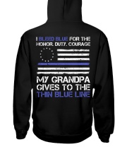 My Grandpa Gives To The Thin Blue Line Hooded Sweatshirt thumbnail