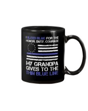 My Grandpa Gives To The Thin Blue Line Mug thumbnail