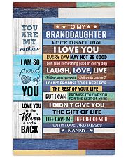 Never Forget That I Love U-Nanny To Granddaughter Vertical Poster tile