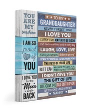 Never Forget That I Love U-Nanny To Granddaughter Gallery Wrapped Canvas Prints tile