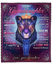 Once Upon A Time Wolf Grandma To Granddaughter Fleece Blanket - 50" x 60" front