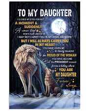 I Closed My Eyes For But A Moment Dad To Daughter Vertical Poster tile