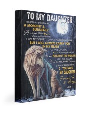 I Closed My Eyes For But A Moment Dad To Daughter 11x14 Gallery Wrapped Canvas Prints front