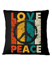 Love Peace Hippie Square Pillowcase tile
