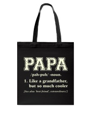 Papa Definition Tote Bag thumbnail