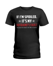 My Husband's Treats Me Like A Queen Ladies T-Shirt front