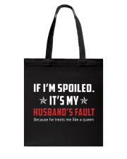 My Husband's Treats Me Like A Queen Tote Bag thumbnail