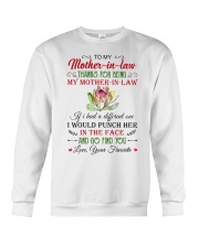 Thanks For Being My Mother-In-Law-To Mother-In-Law Crewneck Sweatshirt tile