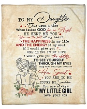 Once Upon A Time When I Asked God-Mom To Daughter Fleece Blanket - 50" x 60" front