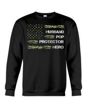 Husband Pop Protector Hero Crewneck Sweatshirt tile