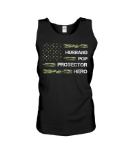 Husband Pop Protector Hero Unisex Tank tile
