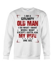 I Am A Grumpy Old Man I Do What I Want Crewneck Sweatshirt tile