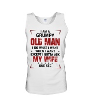 I Am A Grumpy Old Man I Do What I Want Unisex Tank tile