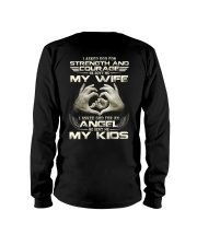 God Sent Me My Wife And My Kids Long Sleeve Tee thumbnail