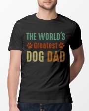 The World's Greatest Dog Dad Classic T-Shirt lifestyle-mens-crewneck-front-13