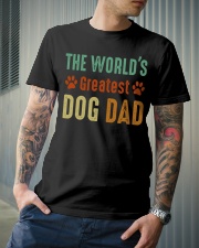 The World's Greatest Dog Dad Classic T-Shirt lifestyle-mens-crewneck-front-6