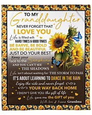 Never Forget That I Love U Sunflower GM To GD Fleece Blanket - 50" x 60" front