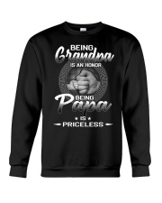 Being Grandpa Is An Honor Crewneck Sweatshirt thumbnail