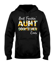Best Freakin Aunt And Godmother Ever Sunflower Hooded Sweatshirt thumbnail