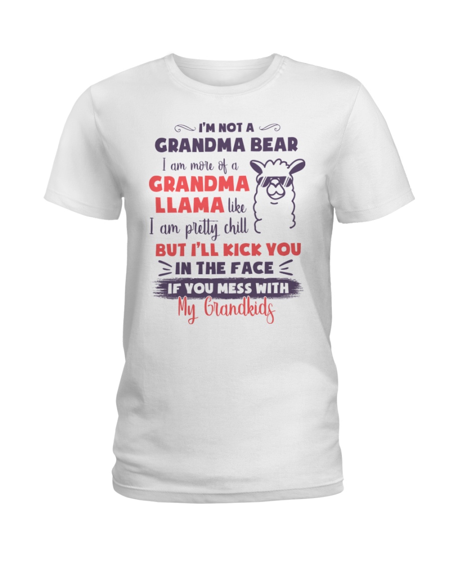 I Am More Of A Grandma Llama Like Ladies T-Shirt