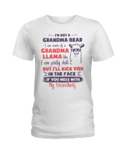 I Am More Of A Grandma Llama Like Ladies T-Shirt front