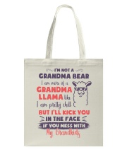 I Am More Of A Grandma Llama Like Tote Bag thumbnail